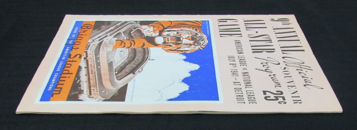 1941 All Star Signed/Auto (20) Program 10 Hofers