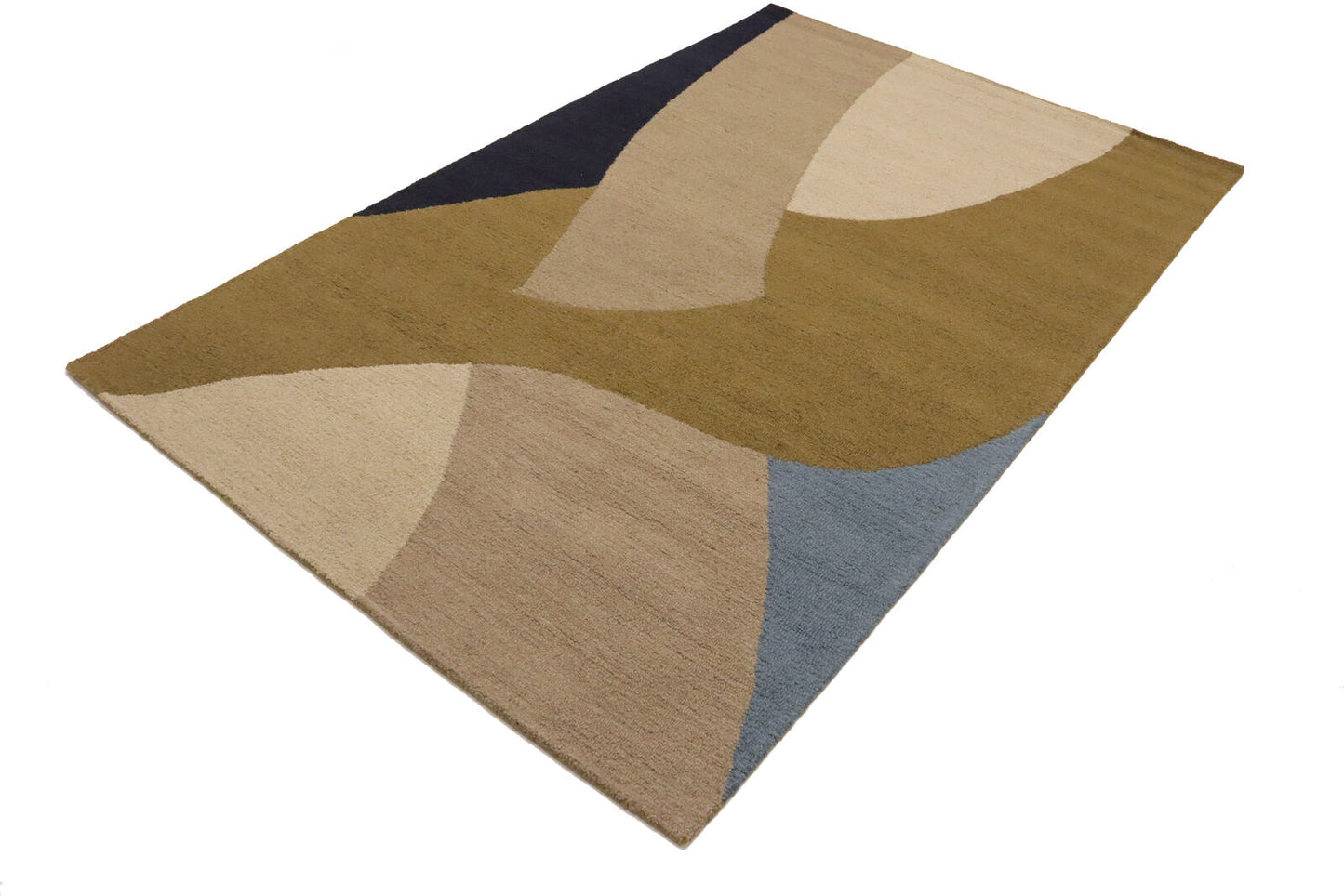 Multicolored Abstract Design Plush 5X8