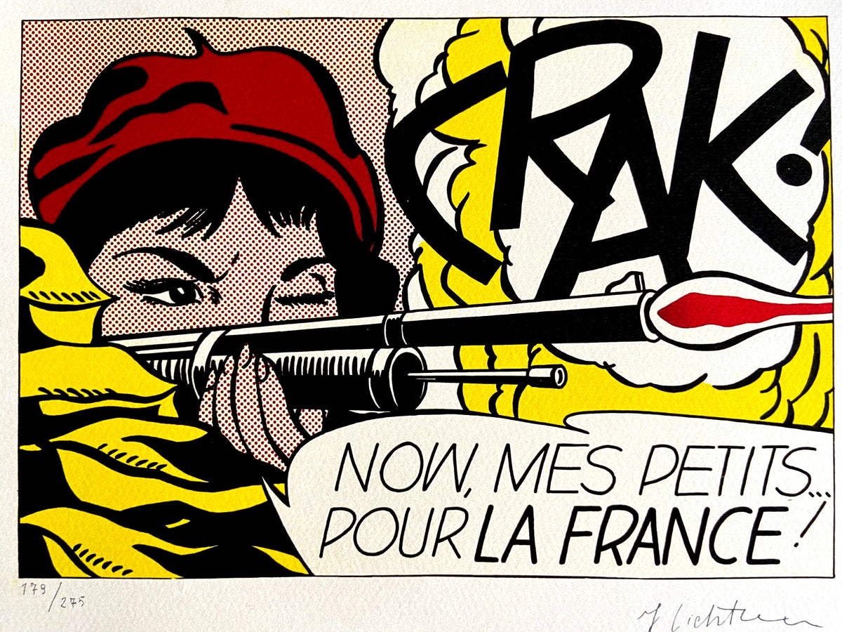 Signed Numbered Lithograph by Roy Lichtenstein in Pencil Limited