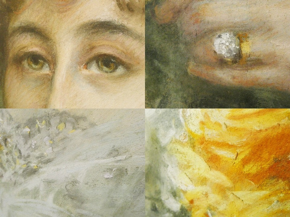 Esther Huillard (France 19C) Original Pastel