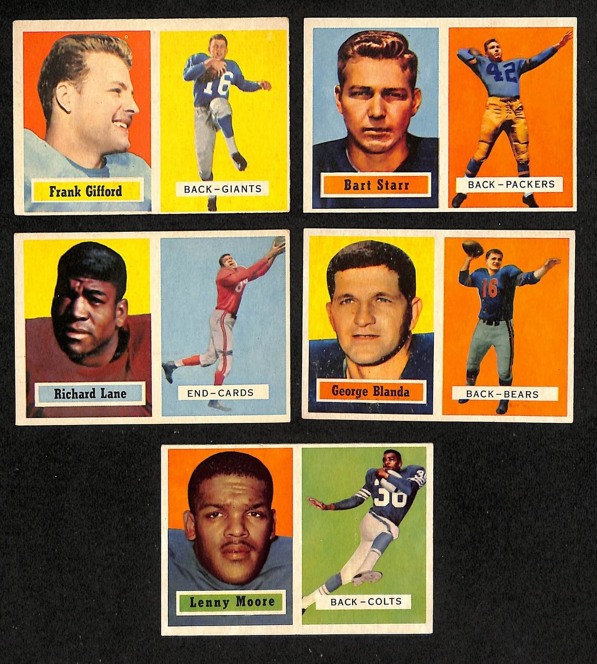1957 Topps Football Card Complete Set (1-154)