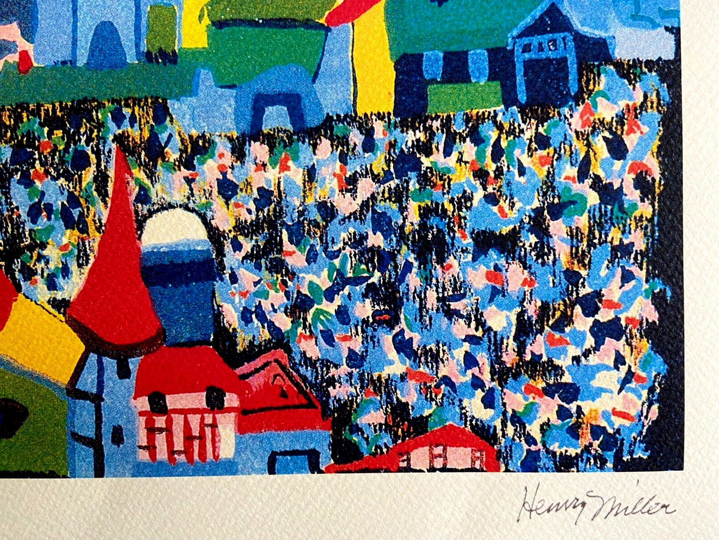 Henry Miller Lithograph Numbered Stamped