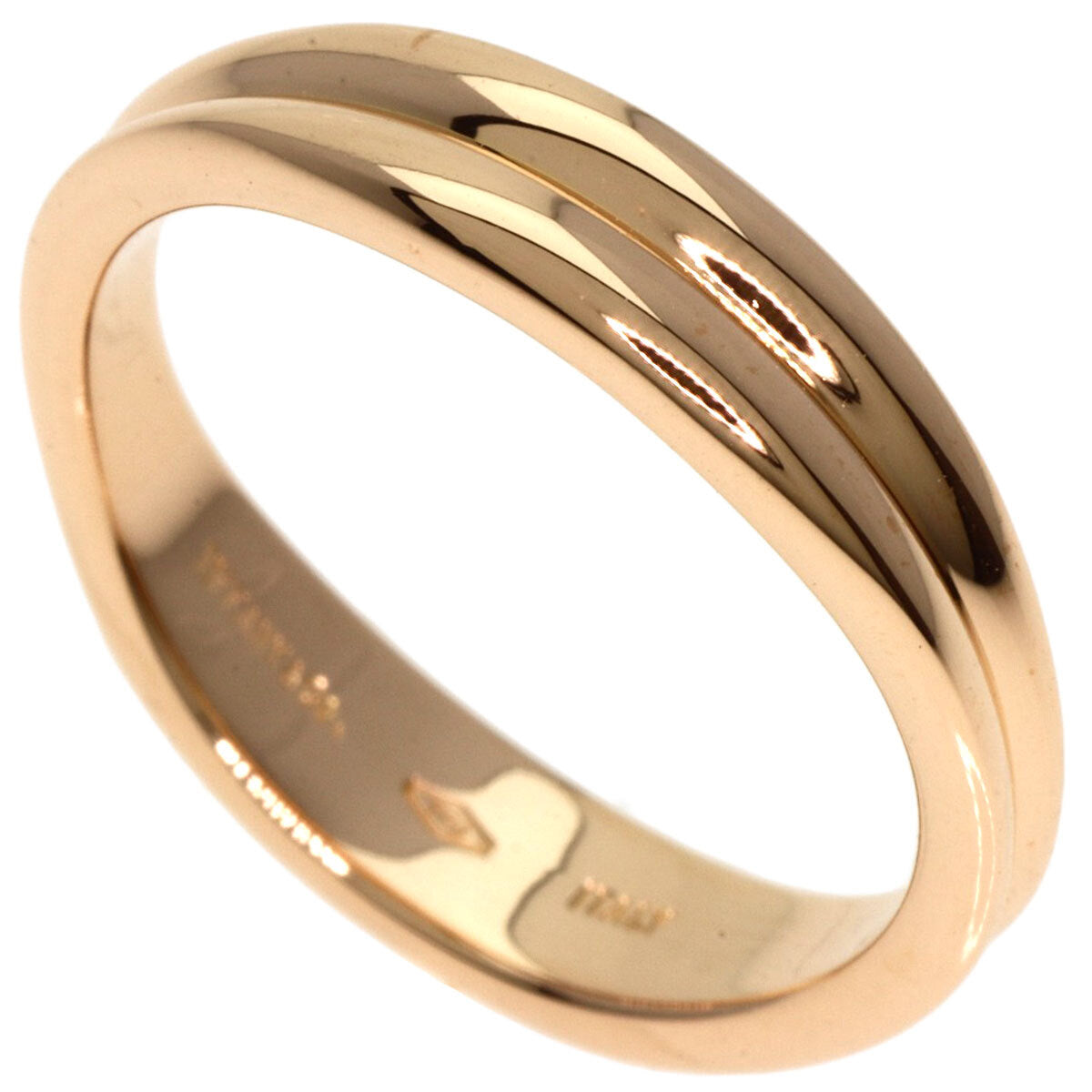 Tiffany&Co. Ring Wave K18 Pink Gold