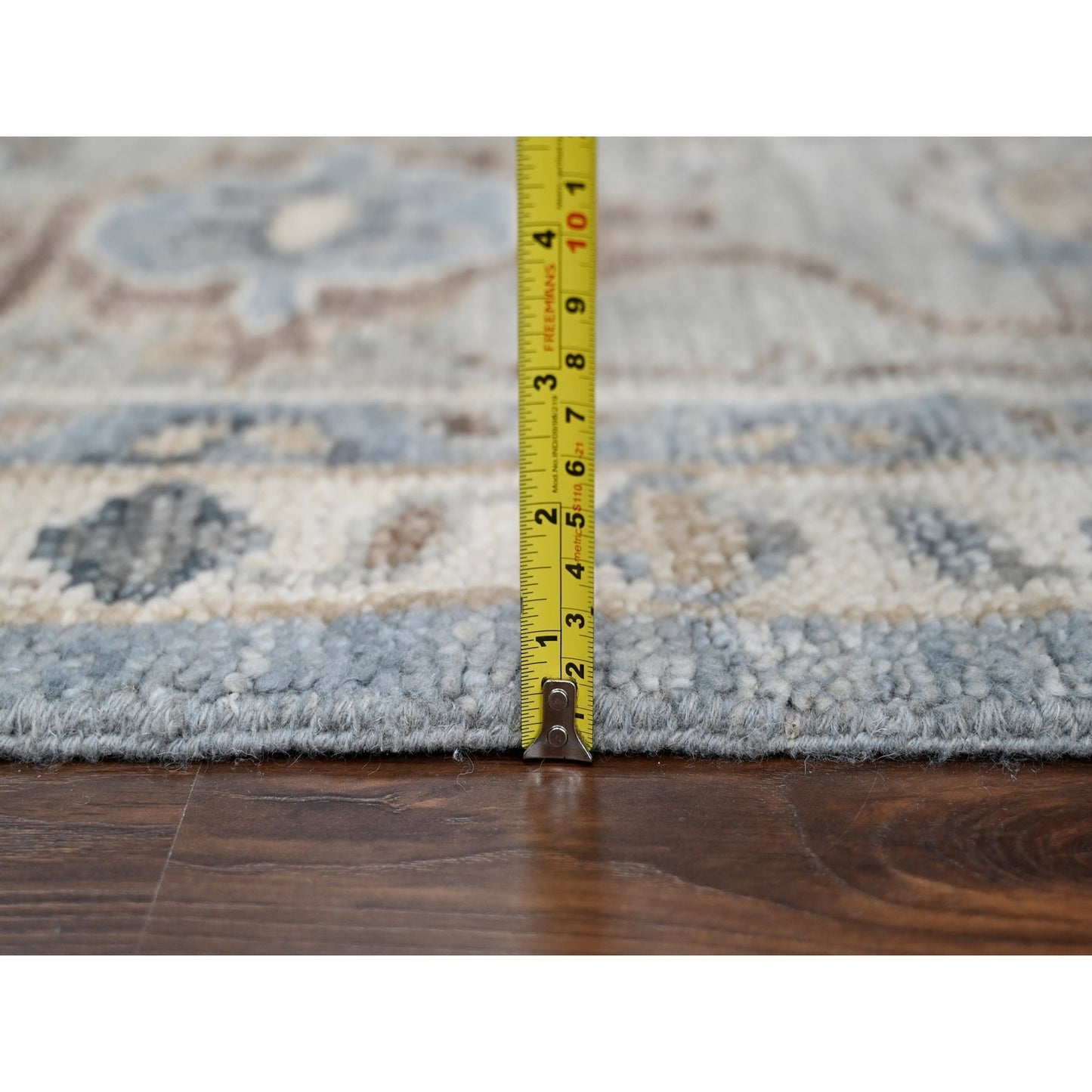 11'9"X14'10" Silver,Hand Knotted,Oushak Design,Oversized Oriental Rug