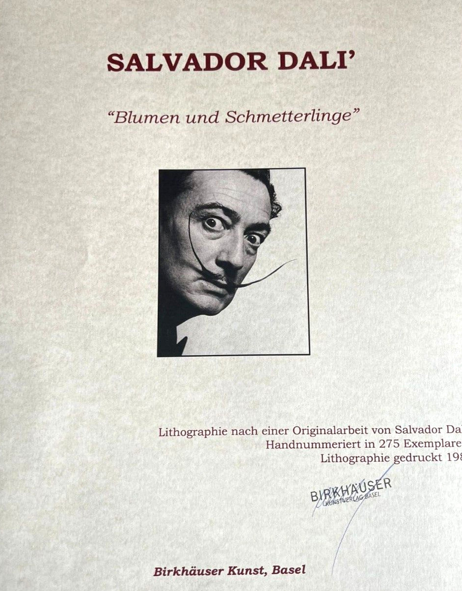 Salvador Dal Lithograph Coa Signed Op Numbered