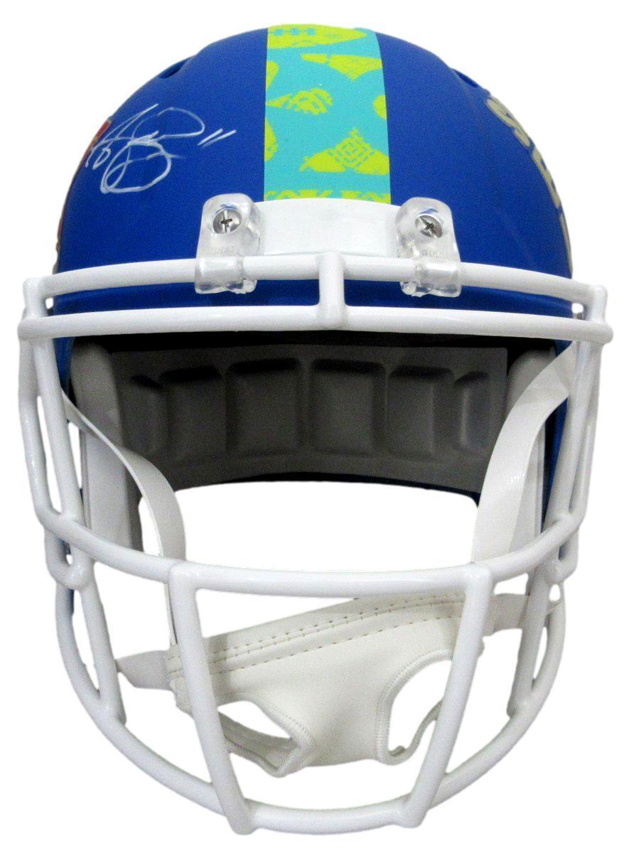 A.J. Brown Signed Full Size Replica Sb Lix Blue