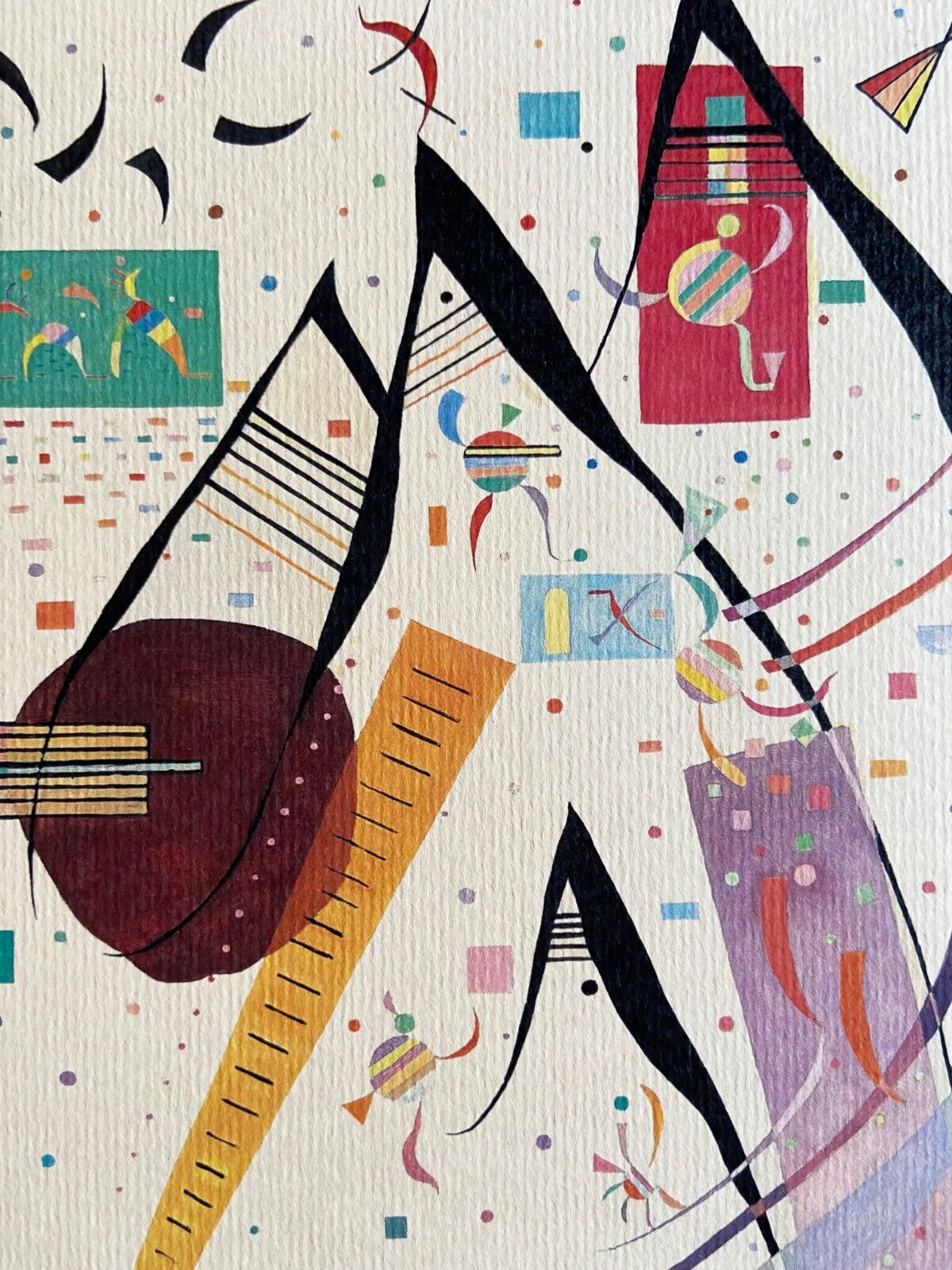 Wassily Kandinsky Lithograph Mourlot 1951 Coa