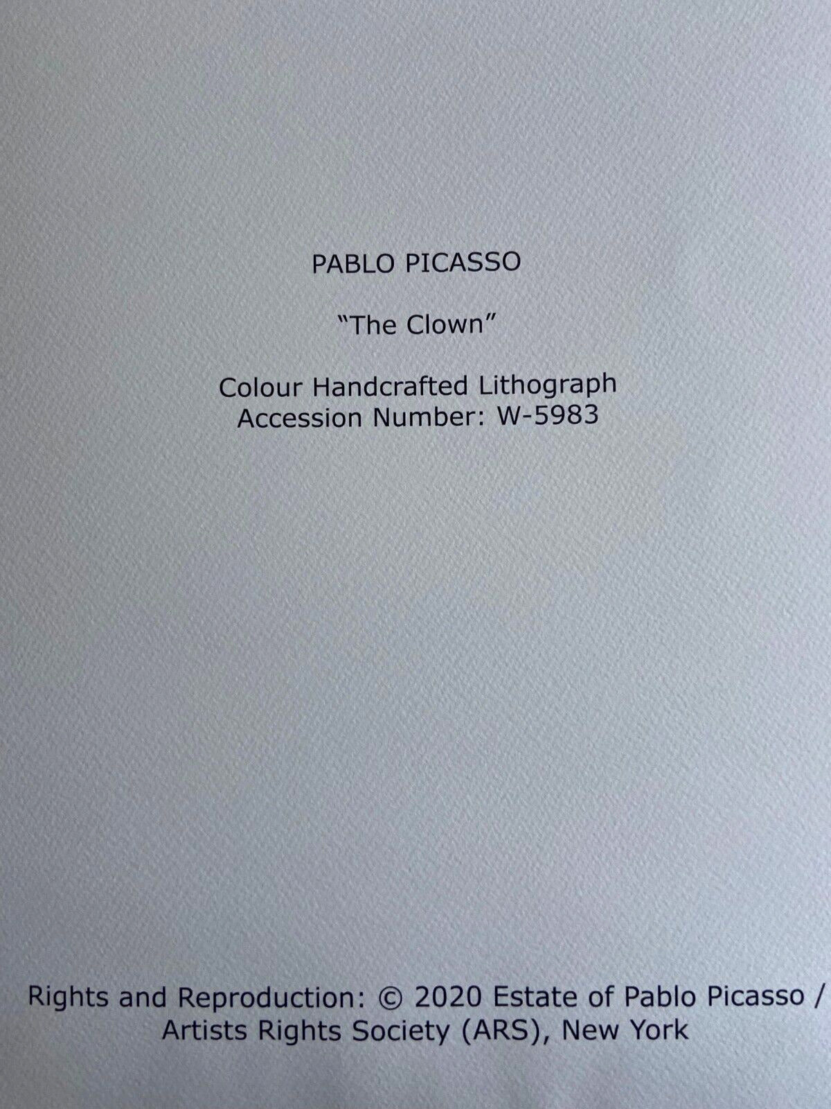 Pablo Picasso Lithograph Coa Published Signed Op