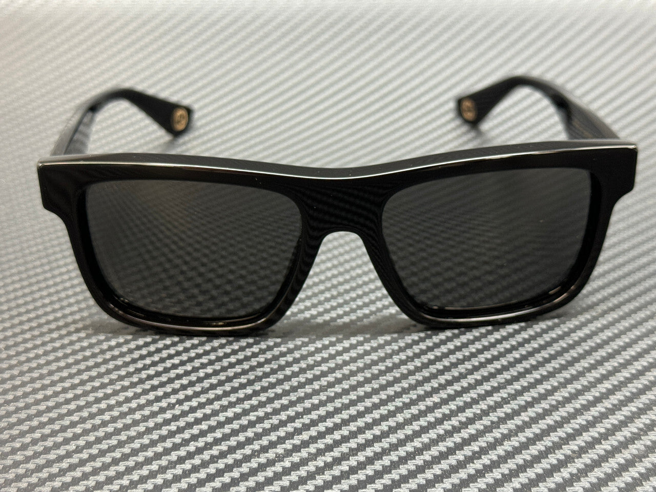 GUCCI GG1618S 001 Black Grey Men's Medium 56 mm