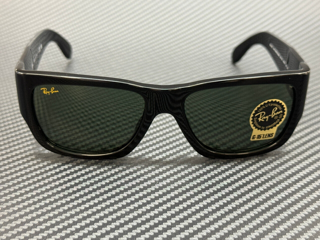 RAY BAN RB2187 901 31 Black Green Unisex 54 mm