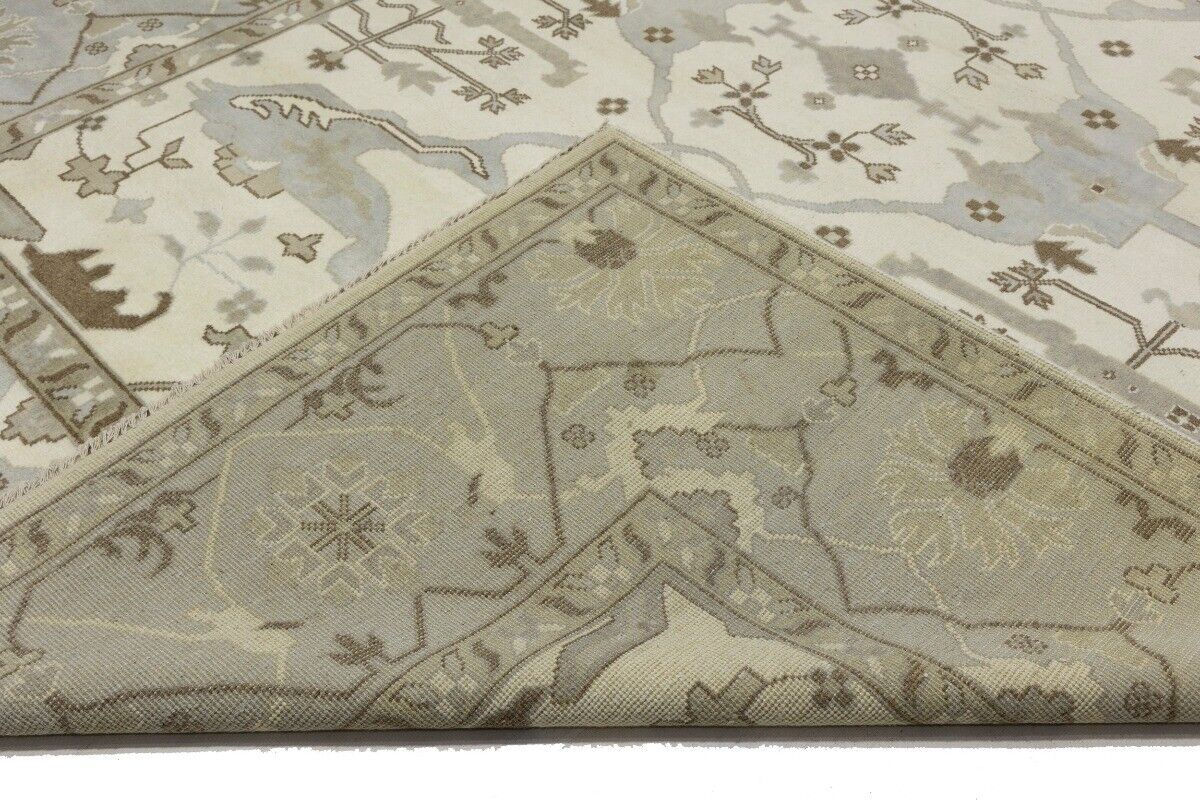 Handmade Wool Oushak Oriental Rug Extra Large