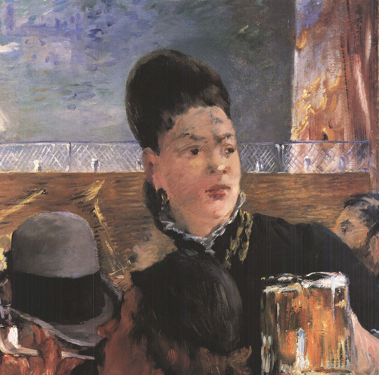 Edouard Manet The Waitress " Offset Lithograph Impressionism