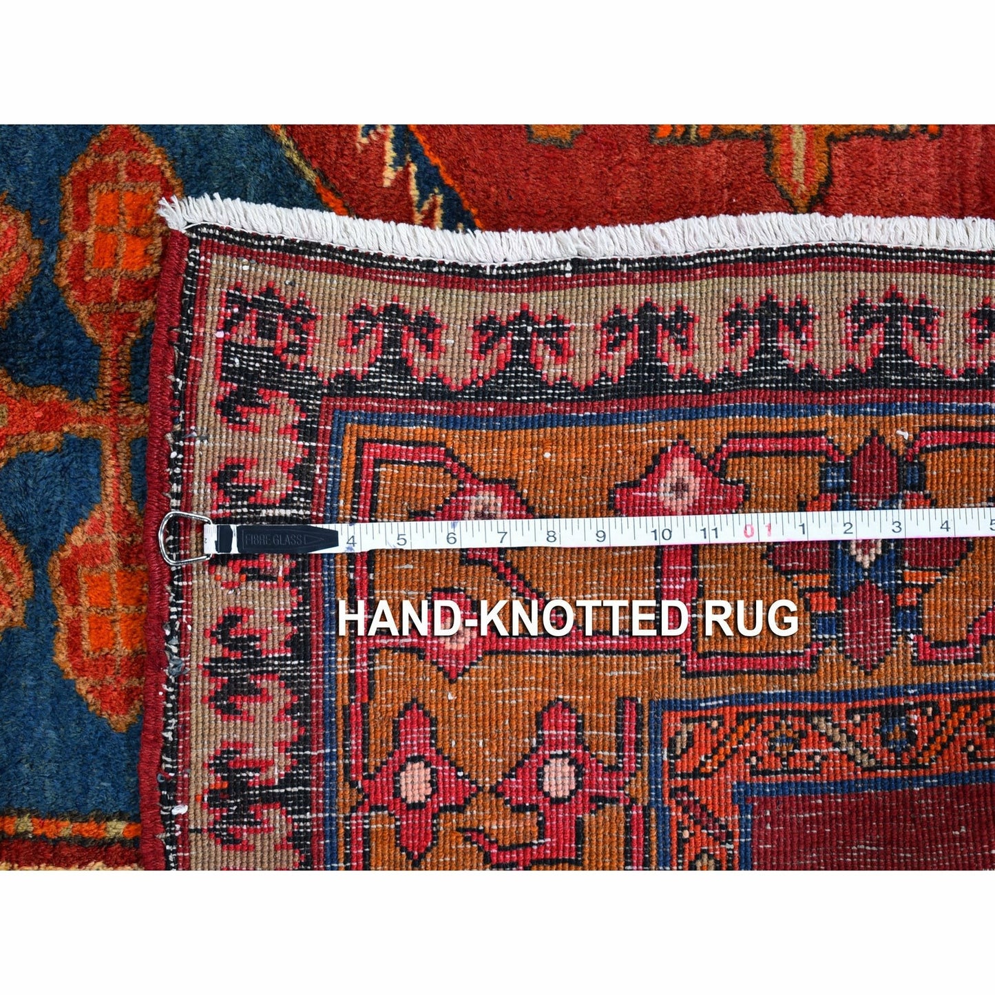 5'X12'9" Old West Farsian Wide Gallery Size Runner Wool Handknotted Rug