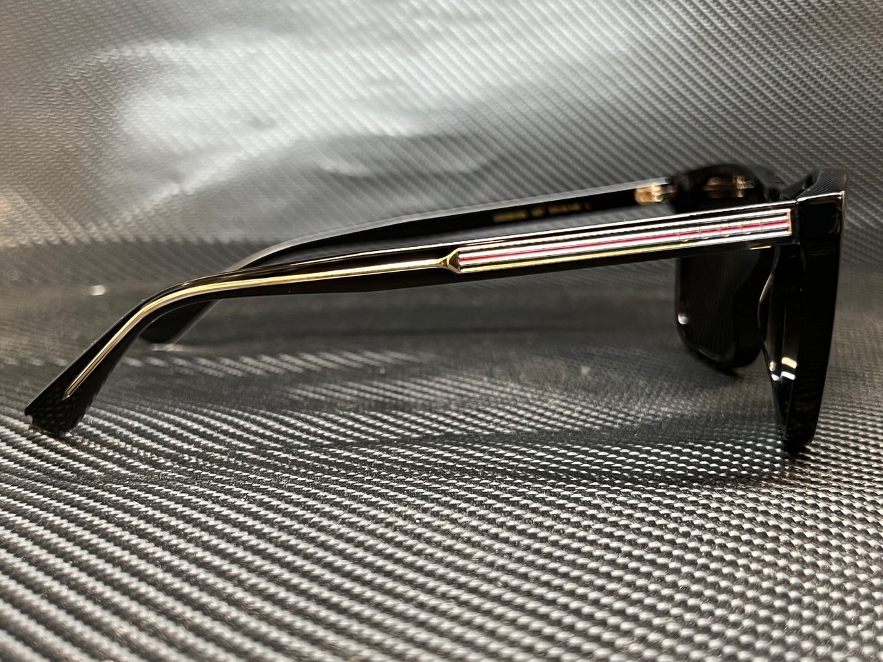 GUCCI GG0381SN 007 Black Squared 57 mm Men's