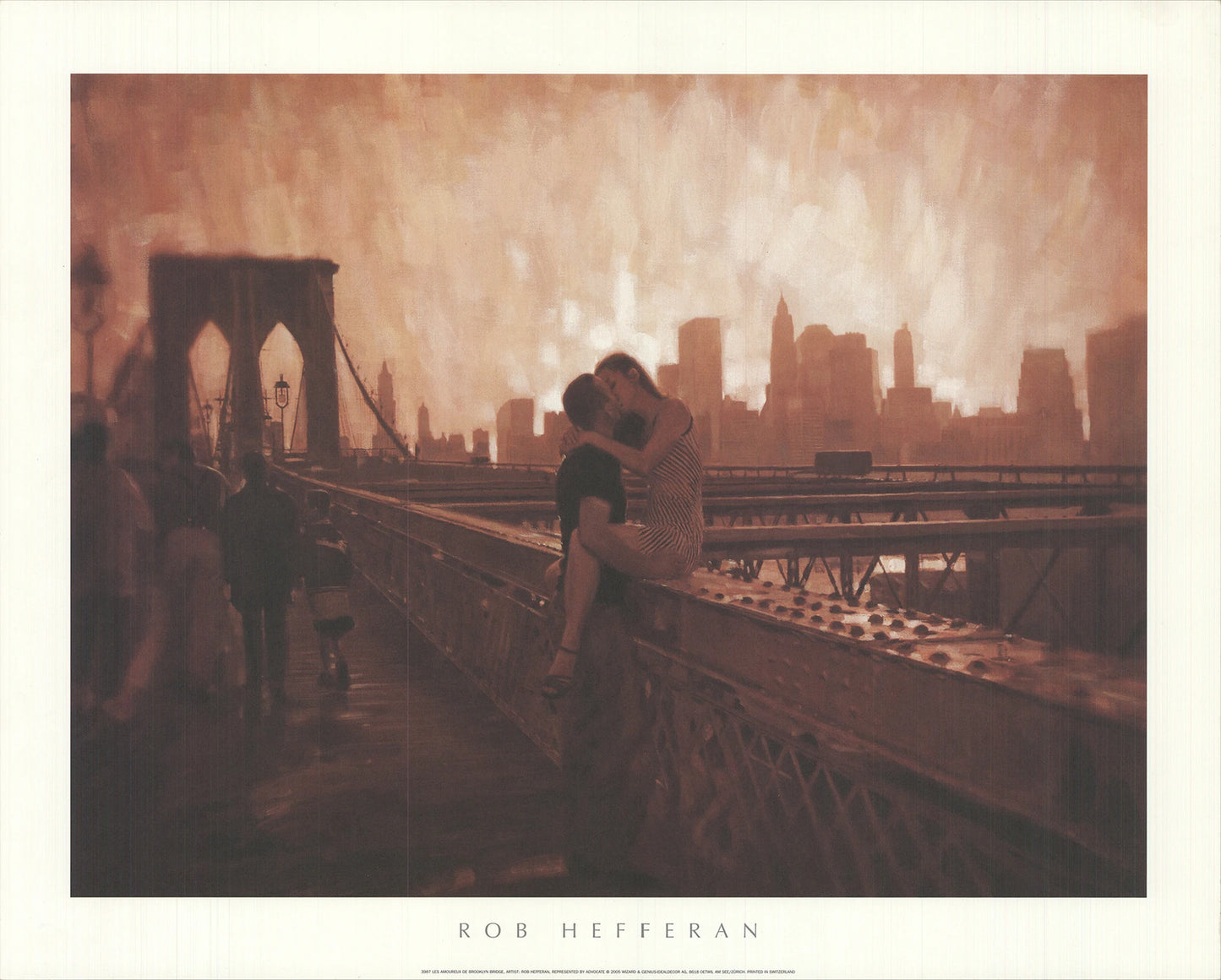 Rob Hefferan Les Amoureux De Brooklyn Bridge,