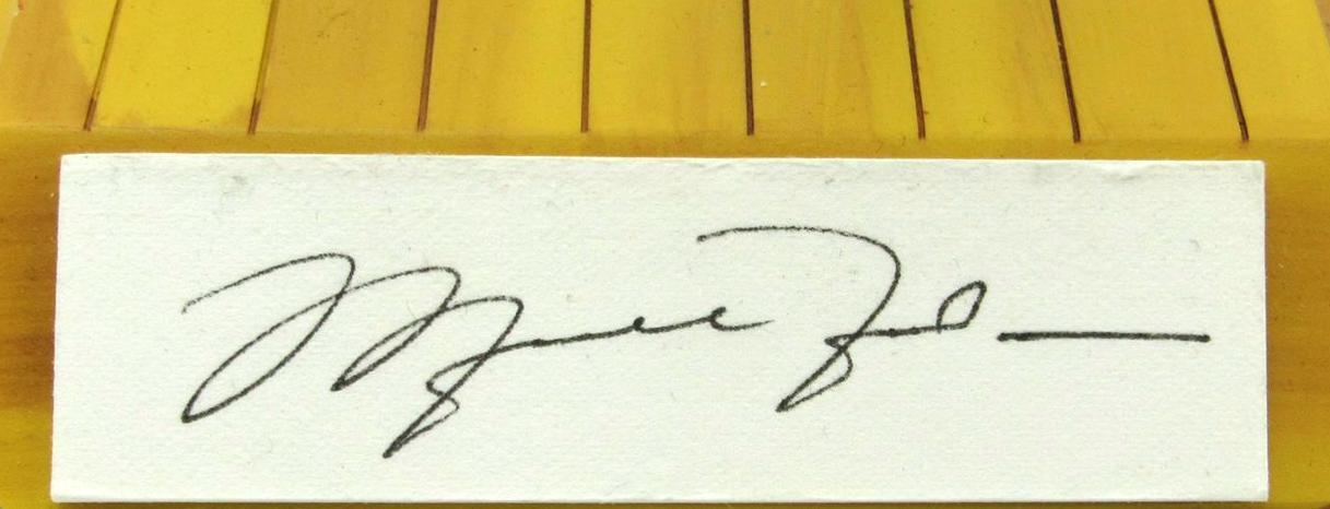 Michael Jordan Bulls Signed/Autographed 15" 1994