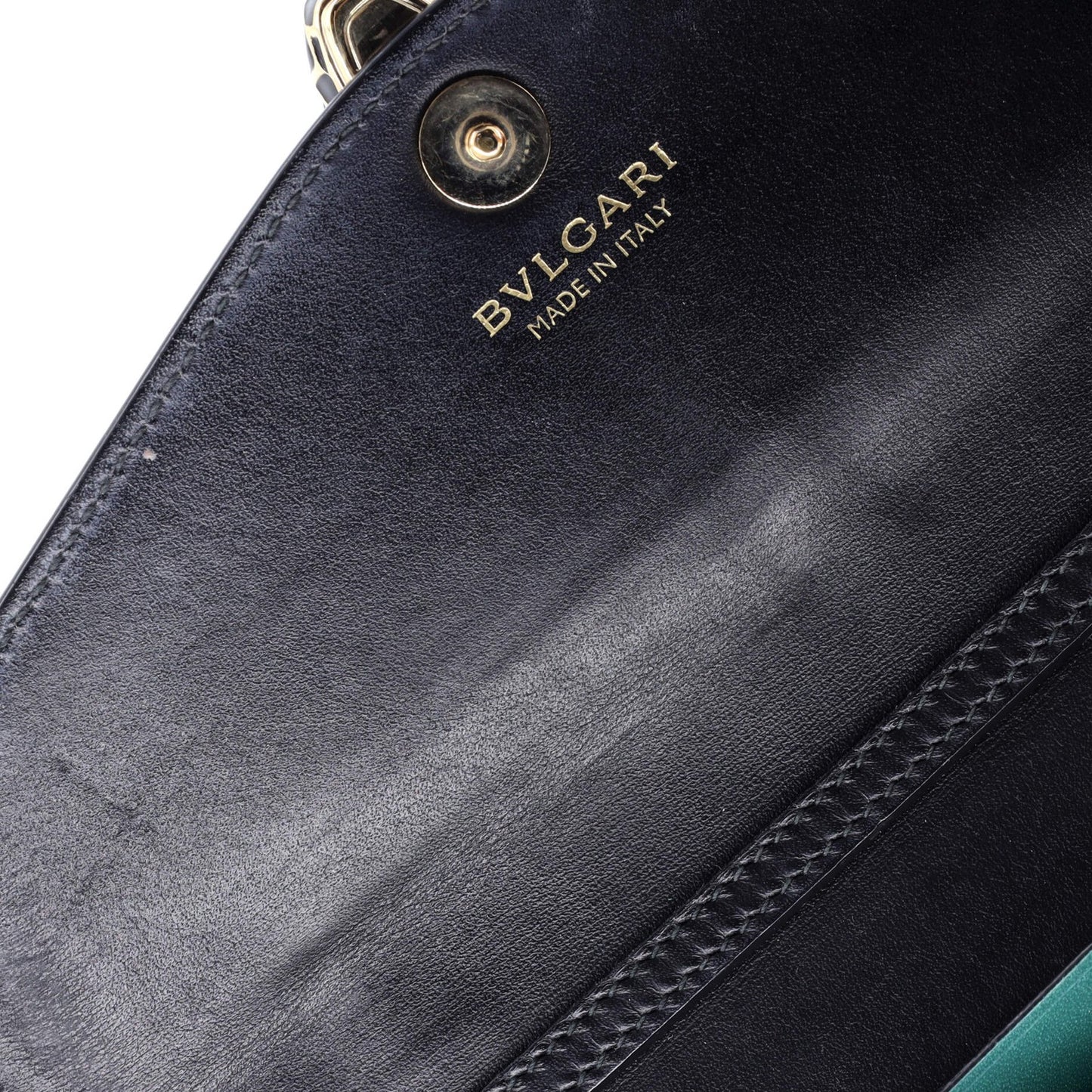 Bvlgari Serpenti Forever Wallet On Chain Leather Long