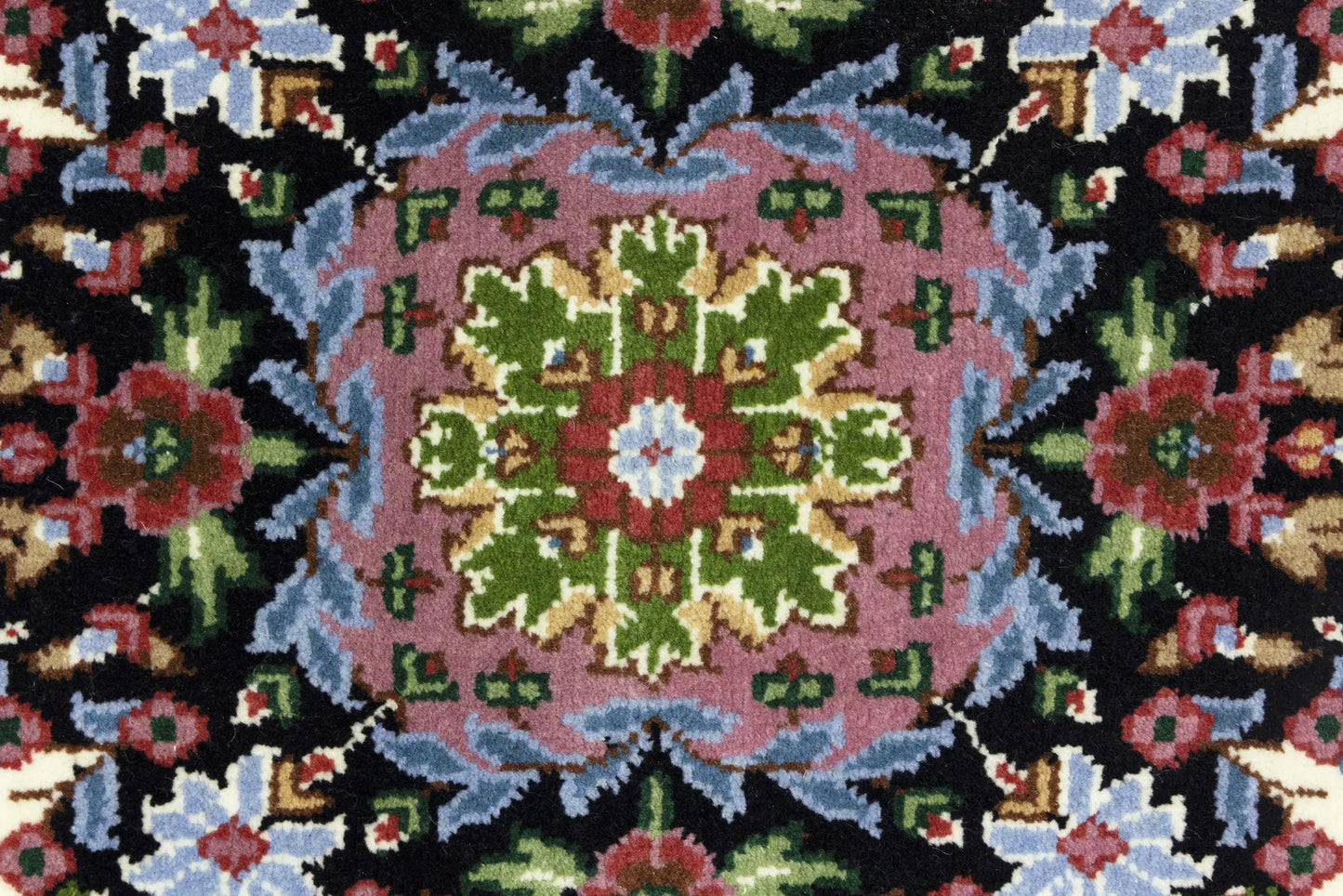 Handmade Vintage Style Floral Kirman Rug 5X7 Ft