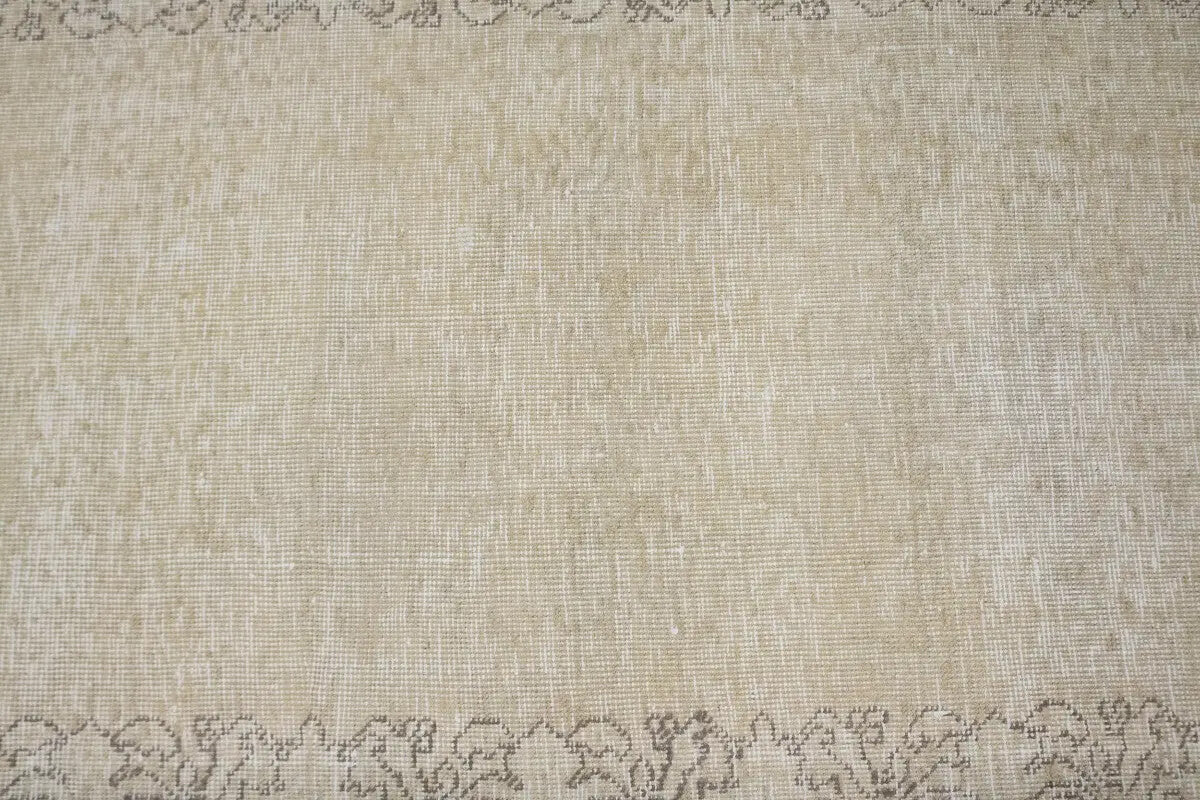 Hand-Knotted Antique Oriental Runner Rug Muted