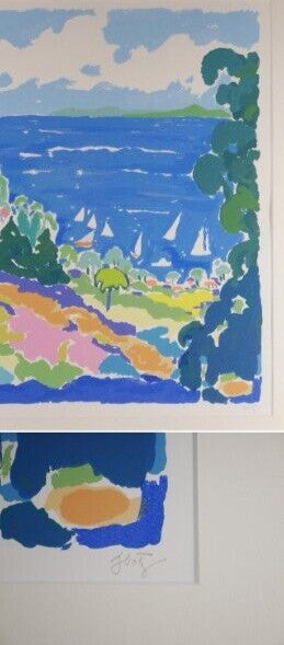 John Botz - Laguna Beach ? Original Lithograph
