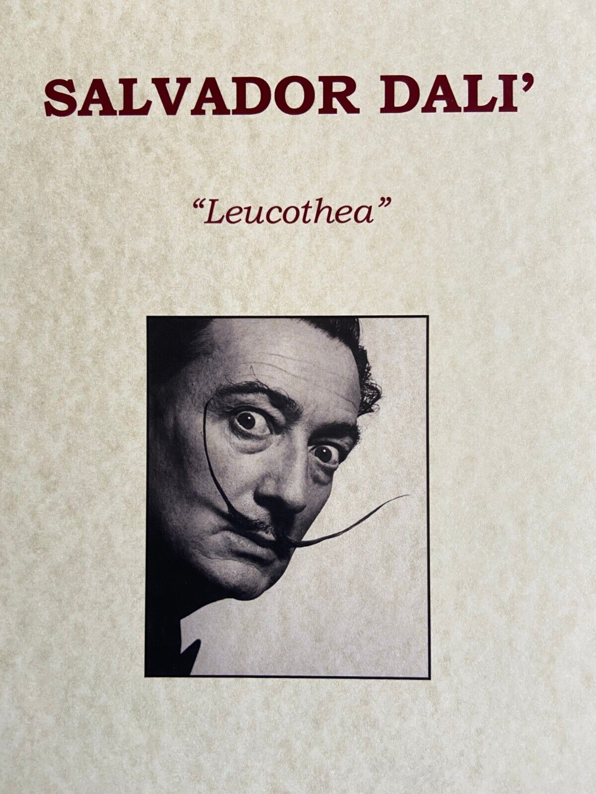 Salvador Dal, Lithograph Hand