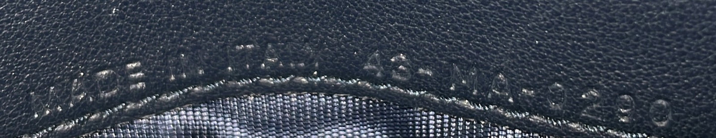 Christian Dior Saddle Chain Wallet Oblique Canvas