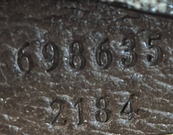 Gucci Blondie Nm Card Case Wallet With Strap Gg Coated Canvas