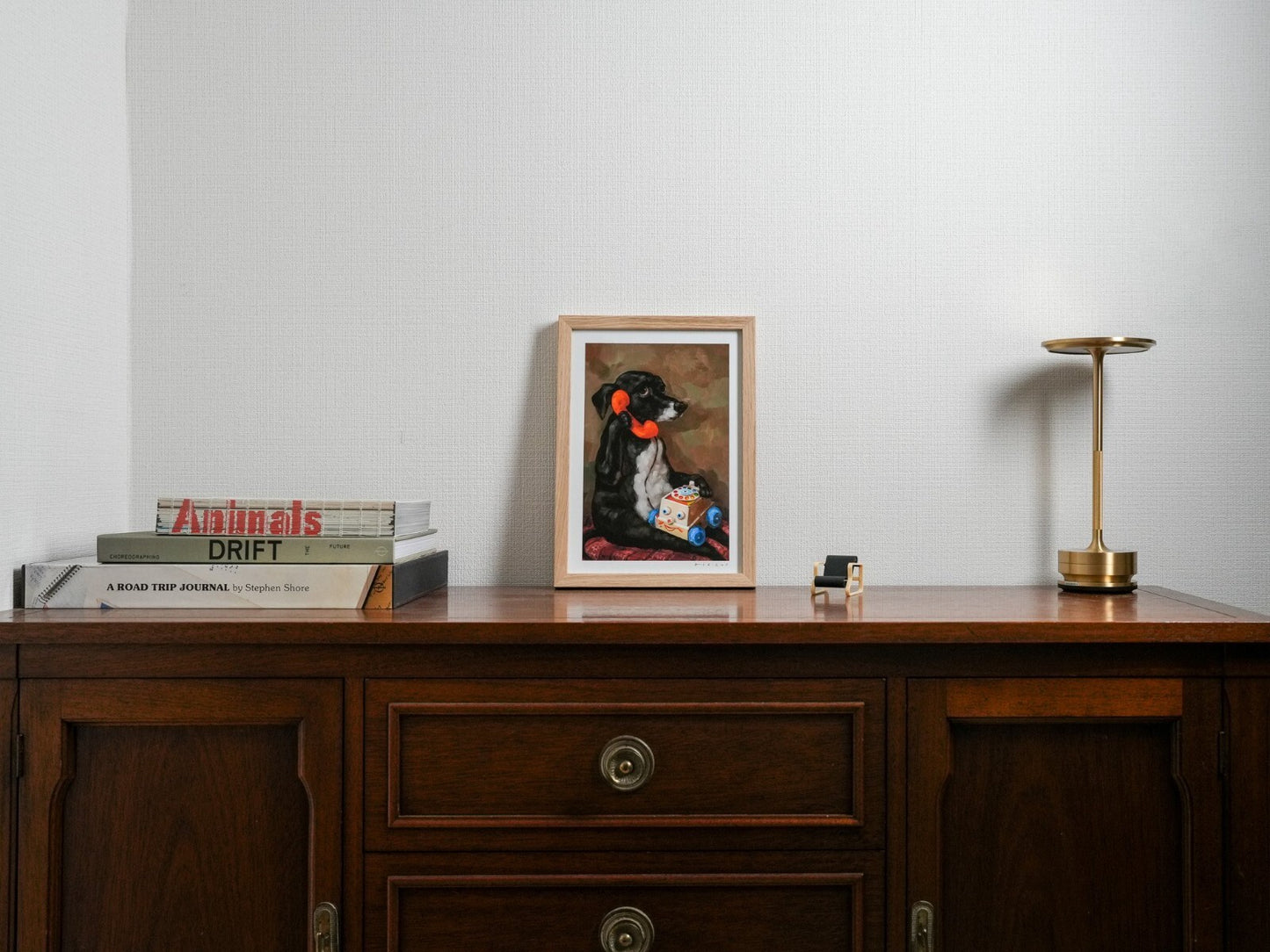 Alison Friend - Dog Framed Signed - Betsy Had