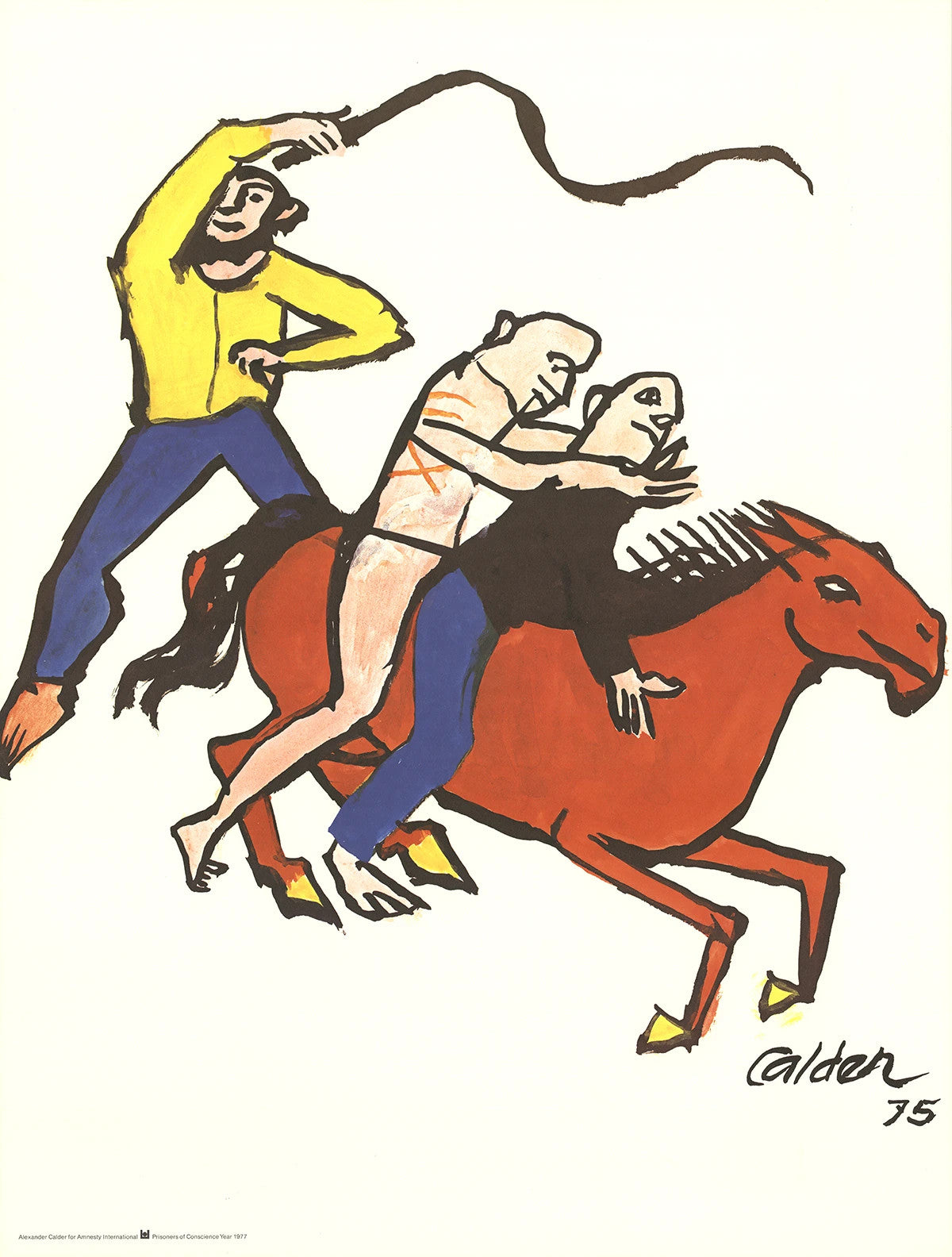 Alexander Calder Amnesty International " Poster Surrealism Multic