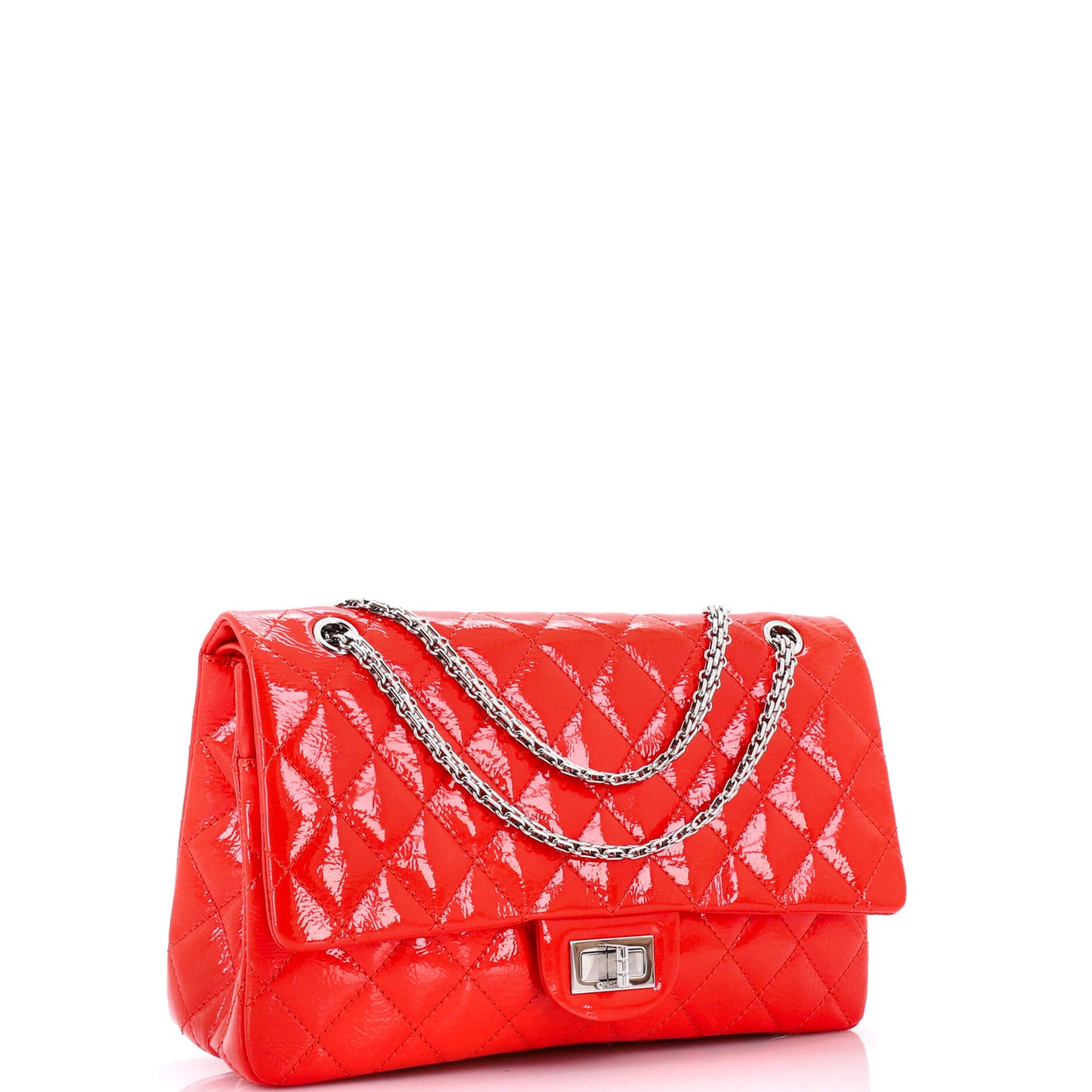 Chanel Reissue 2.55 Flap Bag Quilted Crinkled Patent 227