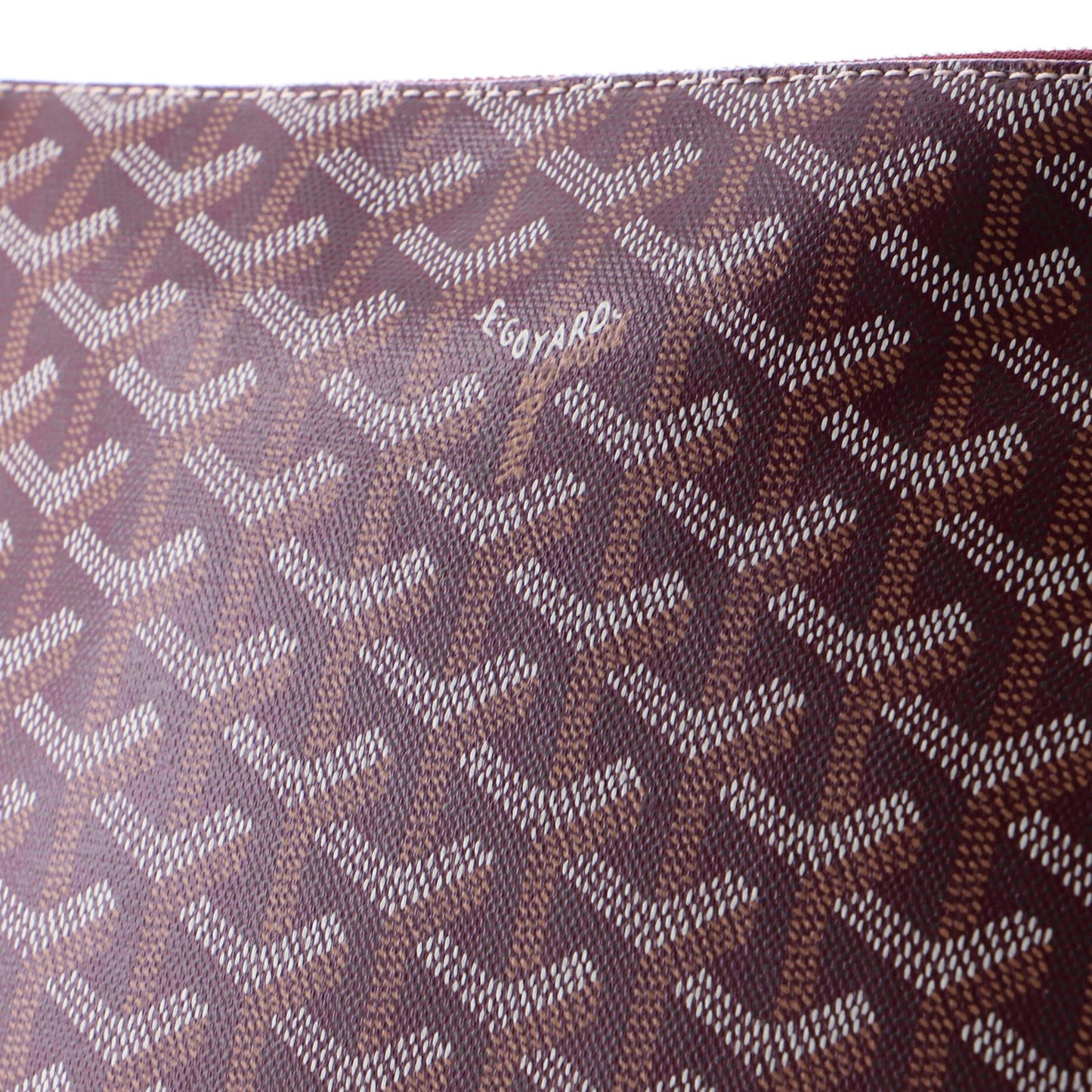 Goyard Senat Zip Pouch Coated Canvas Mm