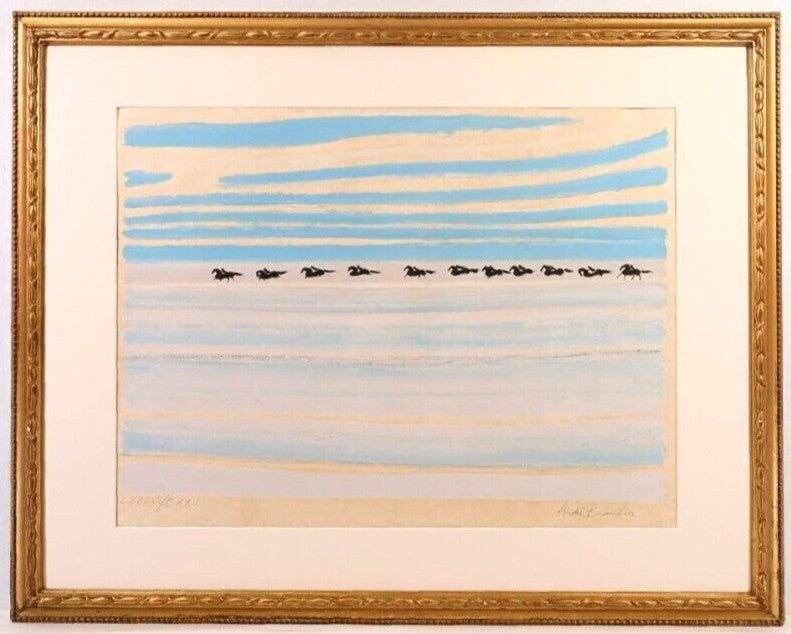 Andre Brasilier Signed Original Lithograph On