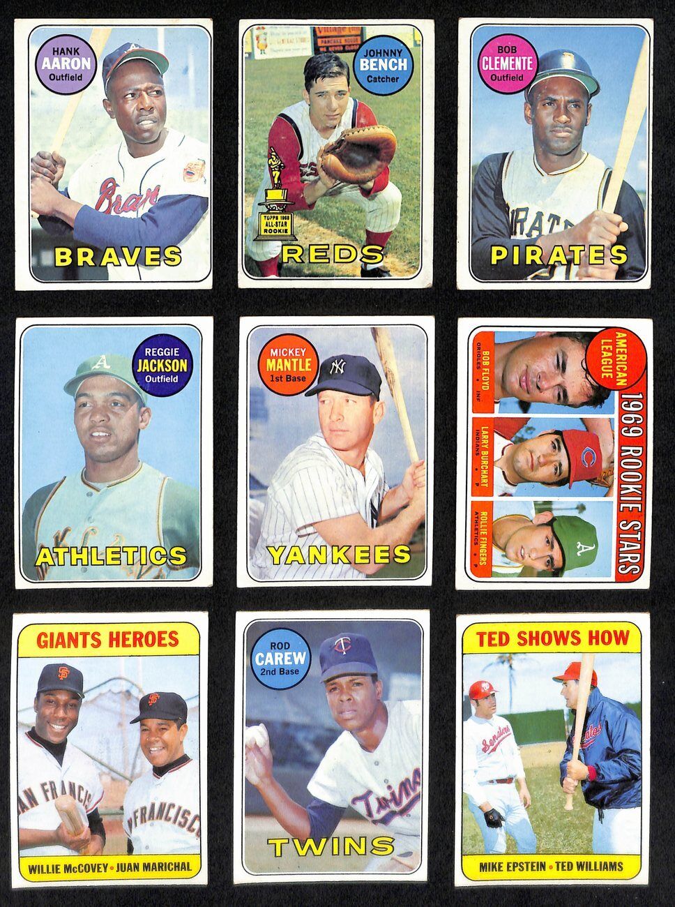 1969 Topps Baseball Card Complete Set (1-664)