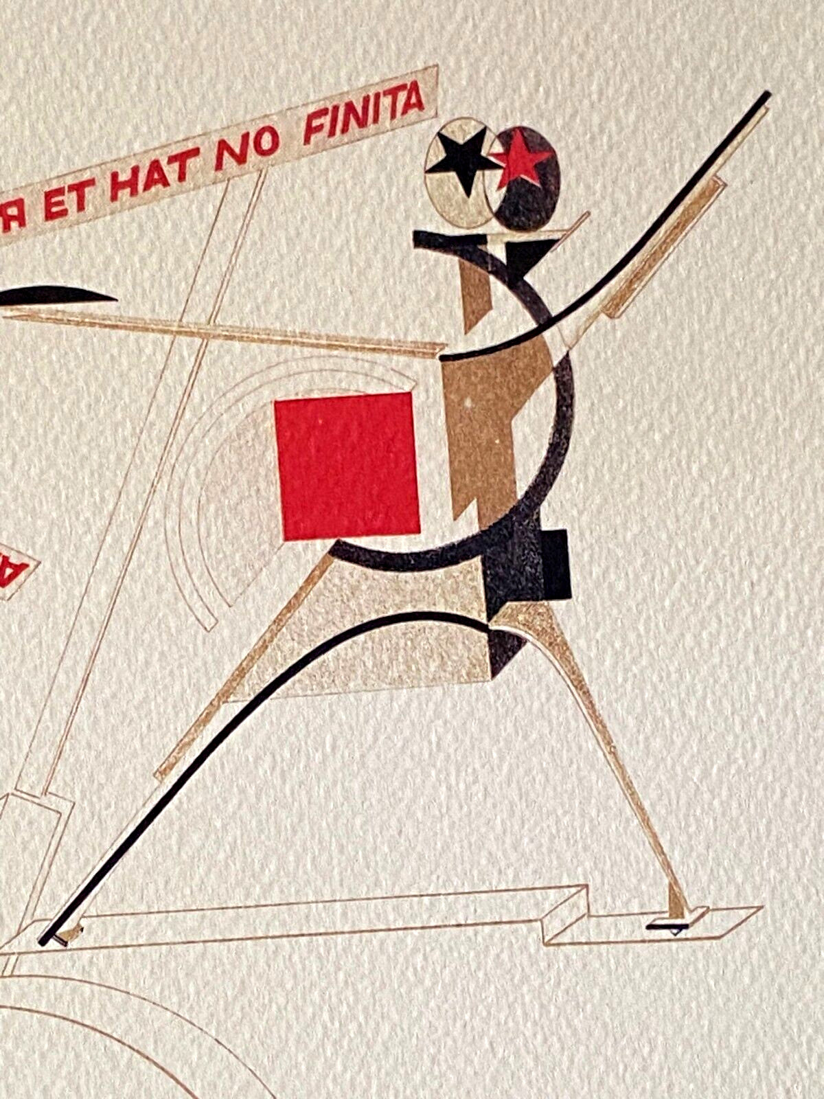 El Lissitzky Lithograph Moma Coa Published (Piet Mondrian Joan Mir