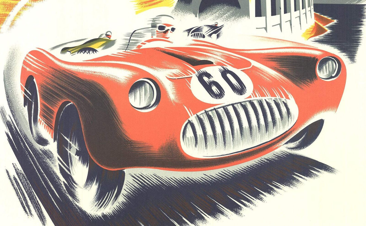 B. Minne Monaco Grand Prix " Lithograph Vintage
