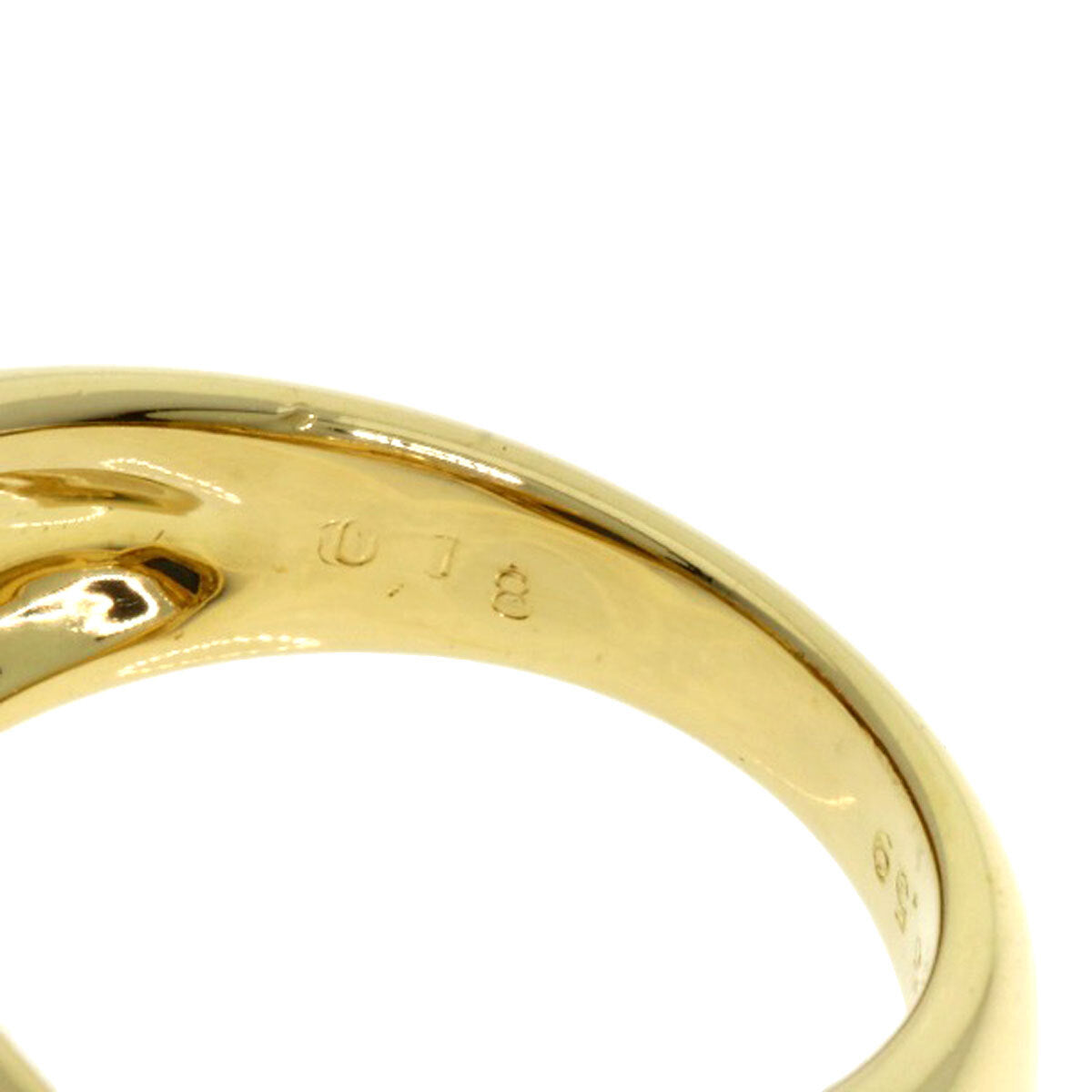 3.59Ct Sapphire Diamond Ring K18 Yellow Gold