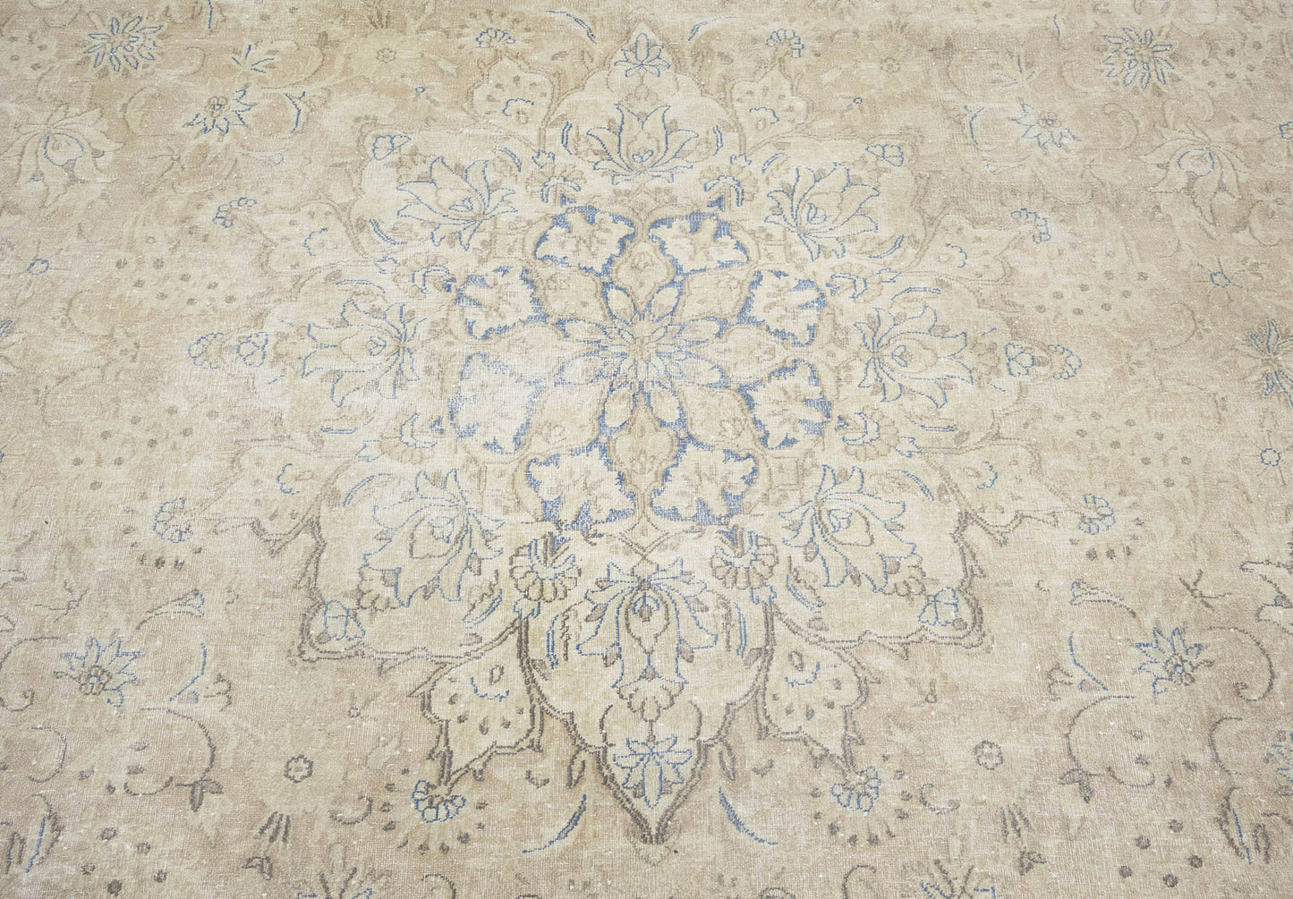 10X13 Ft Antique Distressed Vintage Oriental Rug