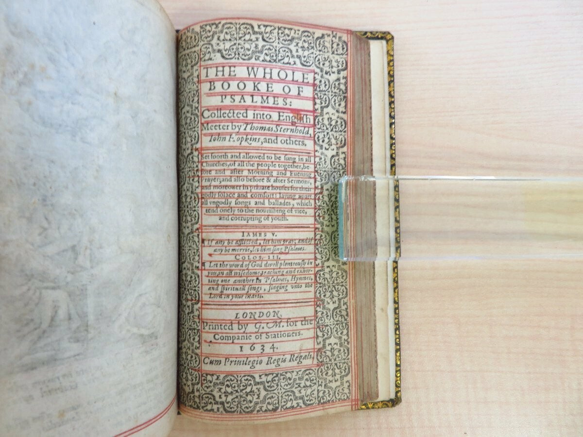 1630S Antique Bible 4 Christian Books : Prayer