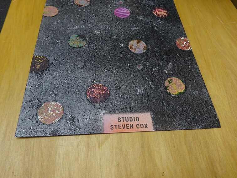 Steven Cox (Scottish) Original Mixed Media