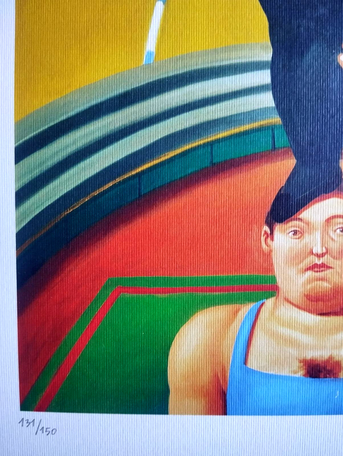 Fernando Botero Lithograph Coa Numbered
