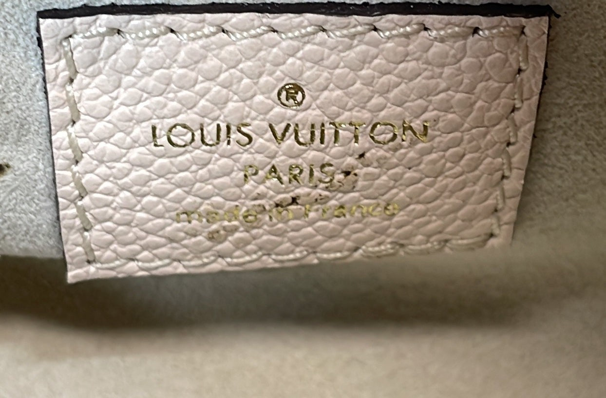 Louis Vuitton Papillon Handbag By The Pool Monogram Empreinte Giant Bb