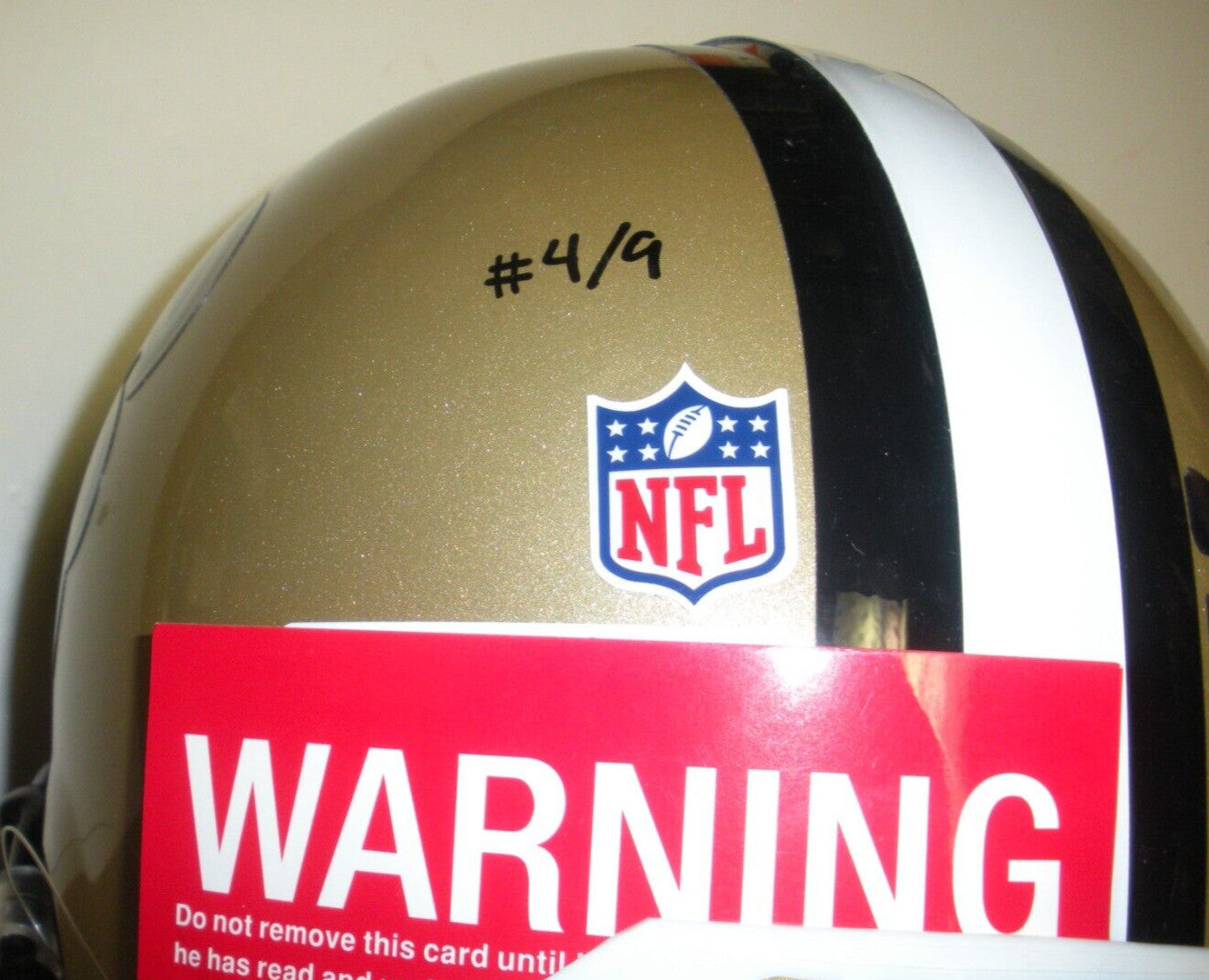 Drew Brees Neworleans Saints #4/9 Radtke/Coa