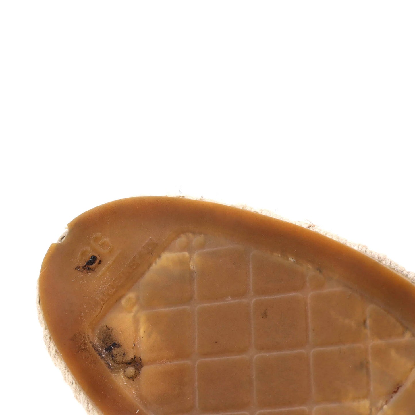 Leather Chanel Women's CC Cap Toe Espadrilles