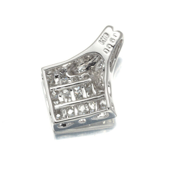 Diamond 0.60Ct Mystery-Setting Pendant 18K 750