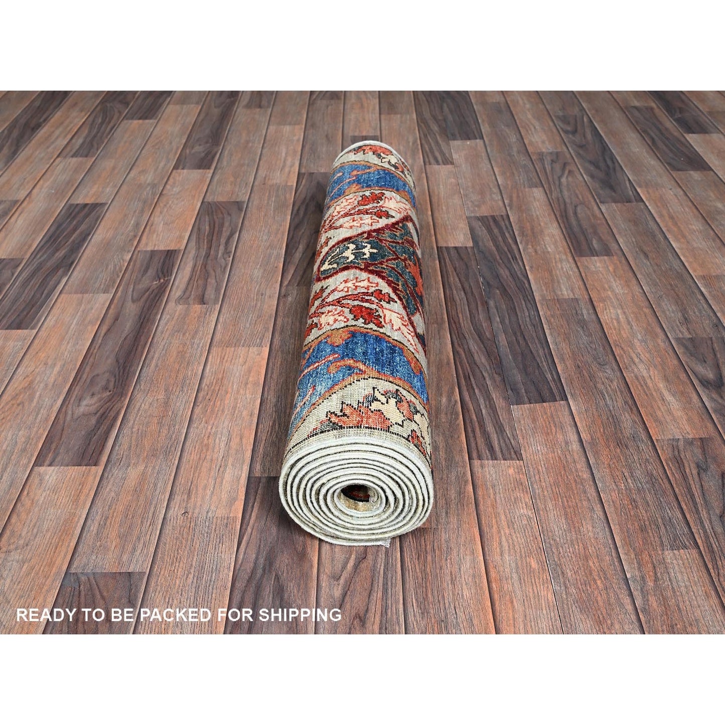 2'9"X9'10" Castle Gray Bijar Garus Design All Wool Hand Knotted Runner Rug