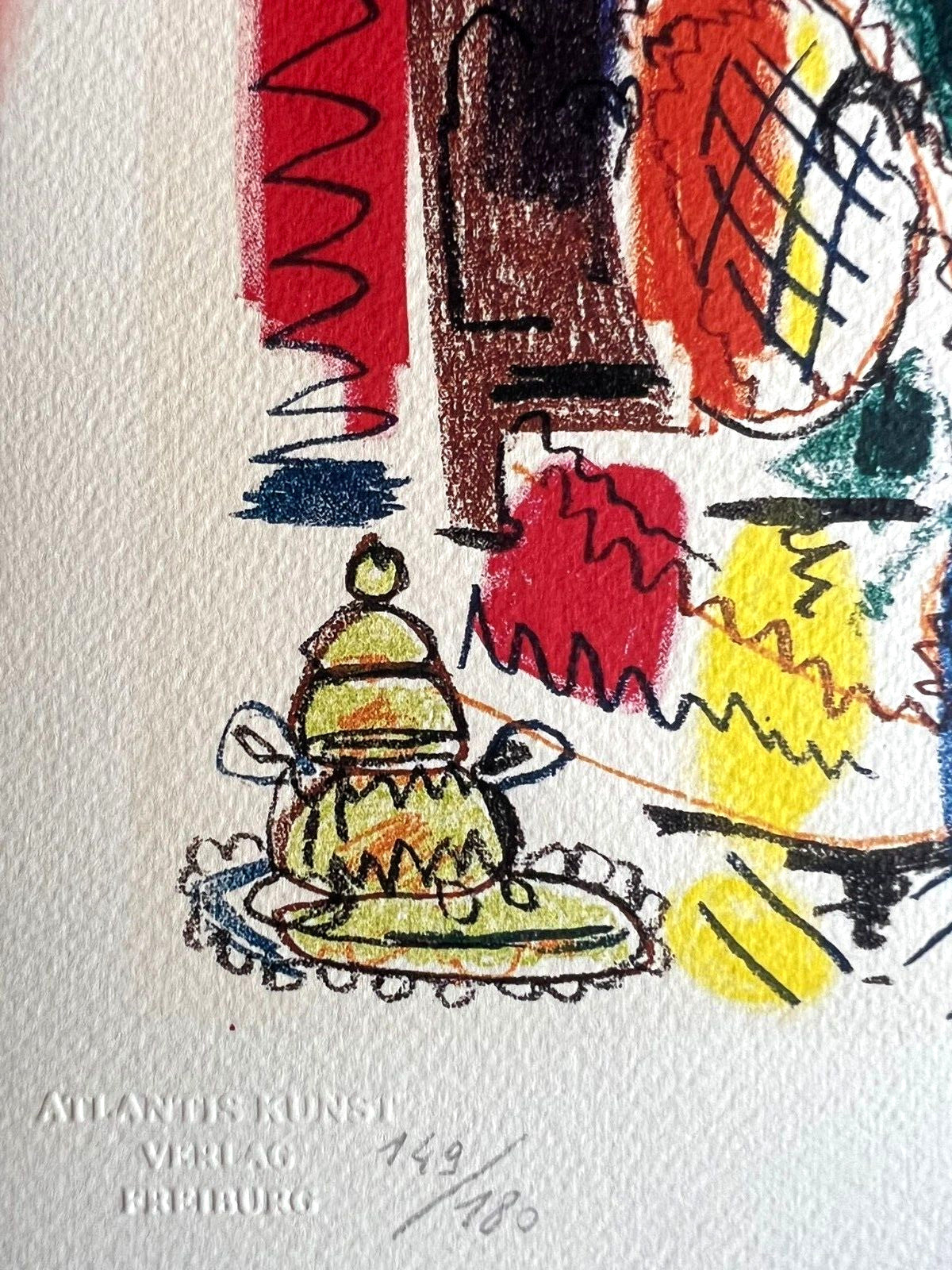 Pablo Picasso Lithograph Coa Signed Numbered And
