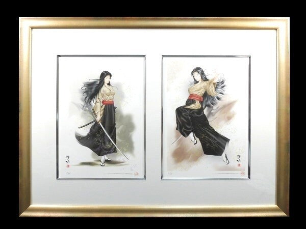Senko Takahashi "Swordswoman" Signed Original
