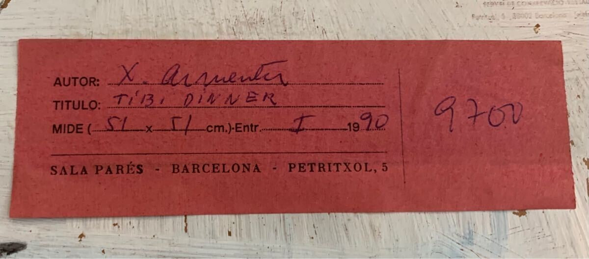 Xavier Armenter (Spanish) Signed Original