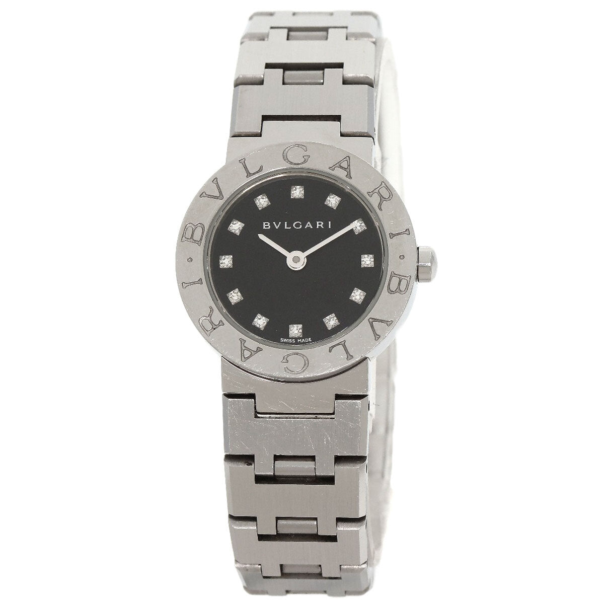 Bvlgari Bvlgari Bvlgari 12P Diamond Watches Bb23Ss Stainless Steel/Stainless...