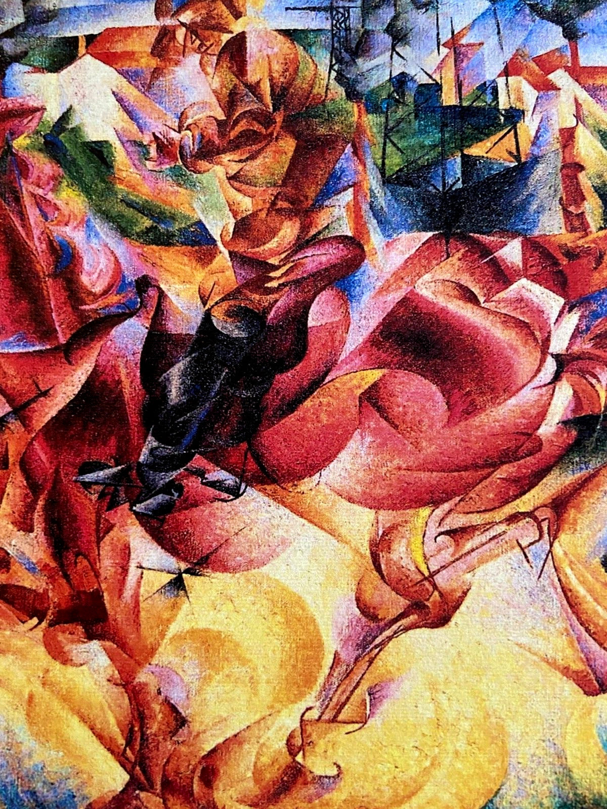 Umberto Boccioni "Futurist Knight" (Gino Severini Giacomo Balla Futurism)